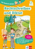 Klett Diktat und Rechtschreibung 2. Klasse: Deutsch-Übungsheft für die Grundschule mit Stickern (Die Deutsch-Helden)