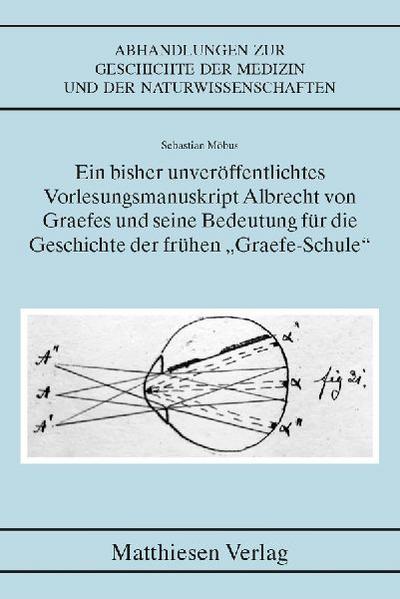 Ein bisher unveröffentlichtes Vorlesungsmanuskript Albrecht von Graefes und seine Bedeutung für die Geschichte der frühen "Graefe-Schule"