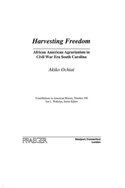 Harvesting Freedom