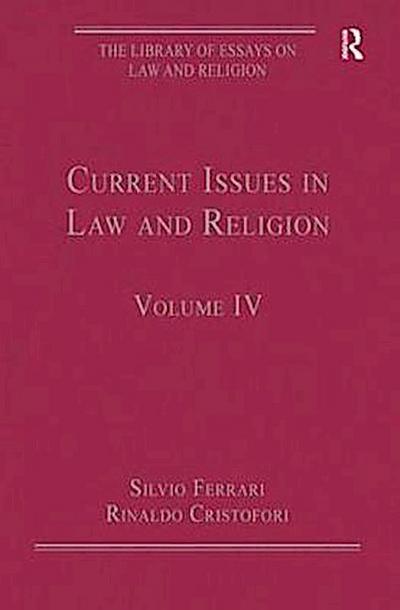 Cristofori, R: Current Issues in Law and Religion
