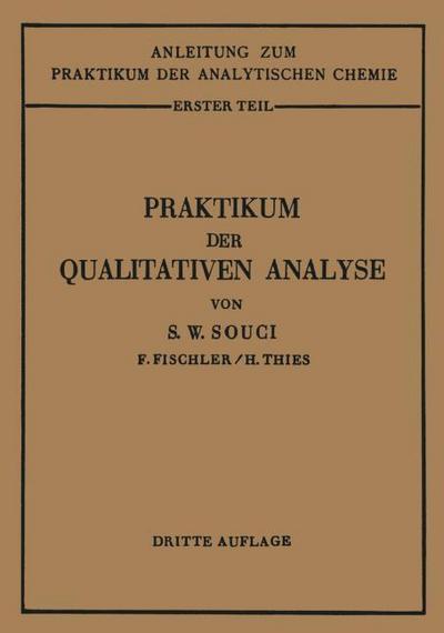 Praktikum der qualitativen Analyse
