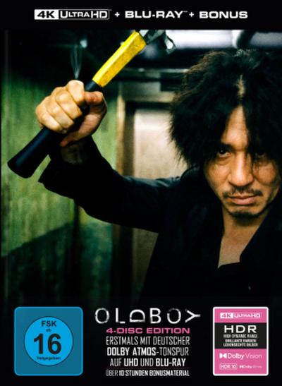 Oldboy, 1 4K UHD-Blu-ray + 1 Blu-ray + 2 Bonus-Blu-ray (4-Disc Limited Collector’s Edition im Mediabook)