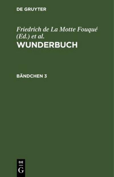 Wunderbuch. Bändchen 3