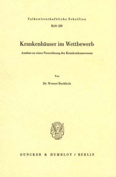 Krankenhäuser im Wettbewerb.