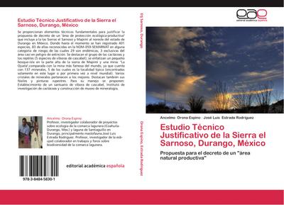 Estudio Técnico Justificativo de la Sierra el Sarnoso, Durango, México