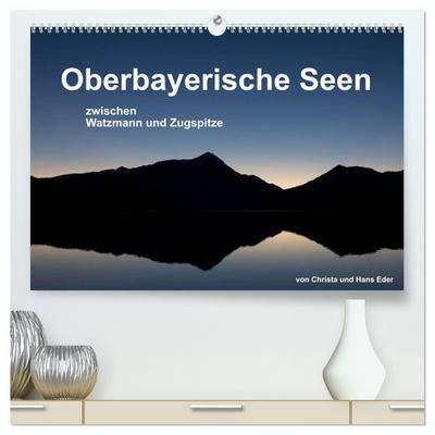 Oberbayerische Seen (hochwertiger Premium Wandkalender 2026 DIN A2 quer), Kunstdruck in Hochglanz