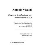 Antonio Vivaldi Concerto in sol minore per violoncello RV 416