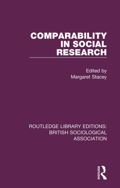 Comparability in Social Research
