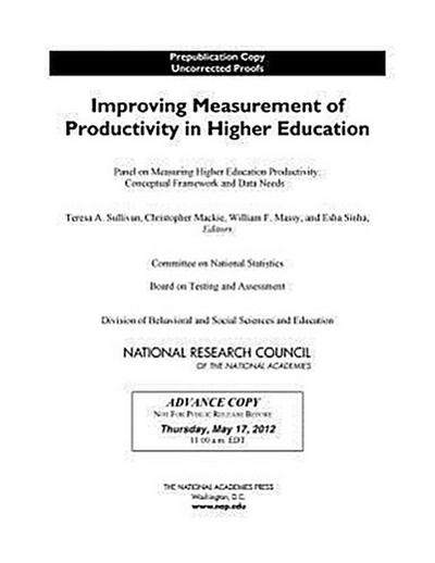 Improving Measurement of Productivity in Higher Education