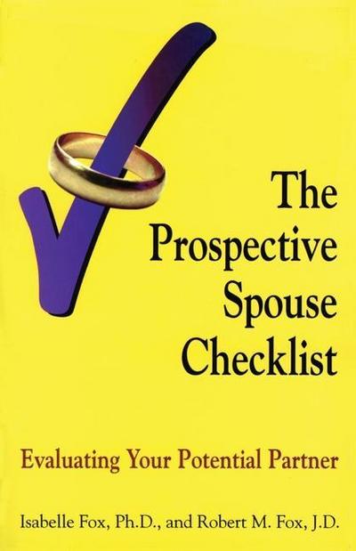 The Prospective Spouse Checklist
