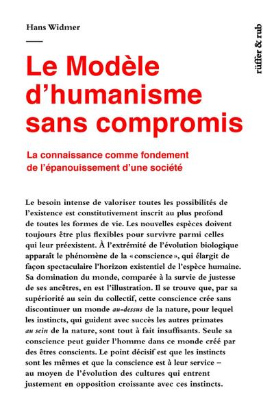 Le Modèle d’humanisme sans compromis