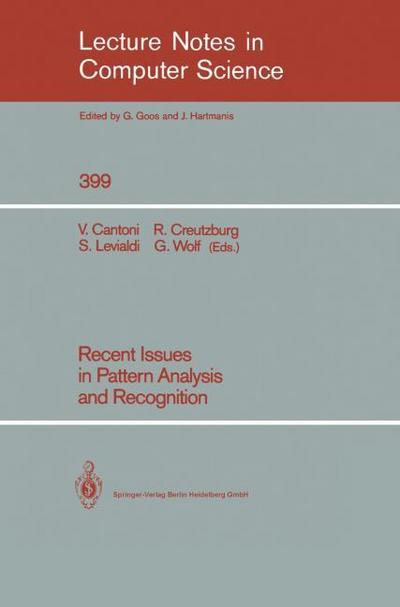 Recent Issues in Pattern Analysis and Recognition
