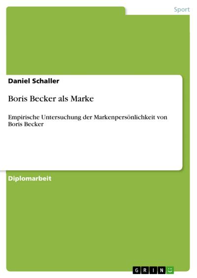Boris Becker als Marke