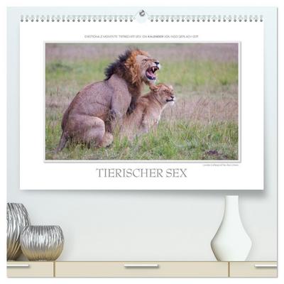 Emotionale Momente: Tierischer Sex. (hochwertiger Premium Wandkalender 2024 DIN A2 quer), Kunstdruck in Hochglanz