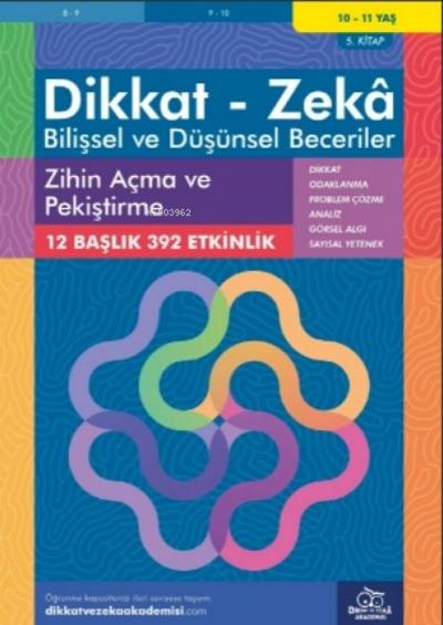 10-11 Yas Dikkat - Zeka - Bilissel ve Düsünsel Beceriler - 5. Kitap