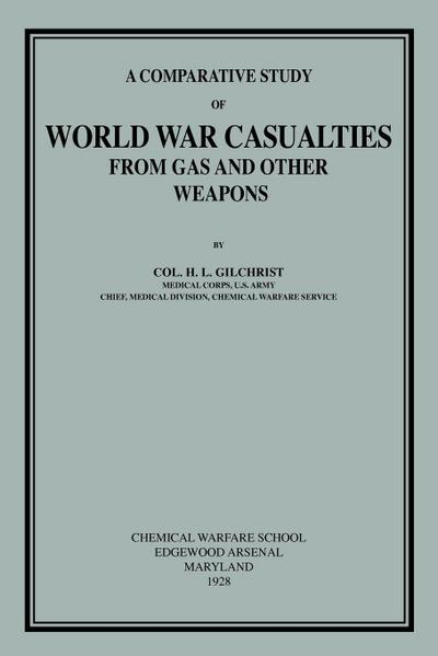 Comparative Study of World War Casualties from Gas and Other Weapons