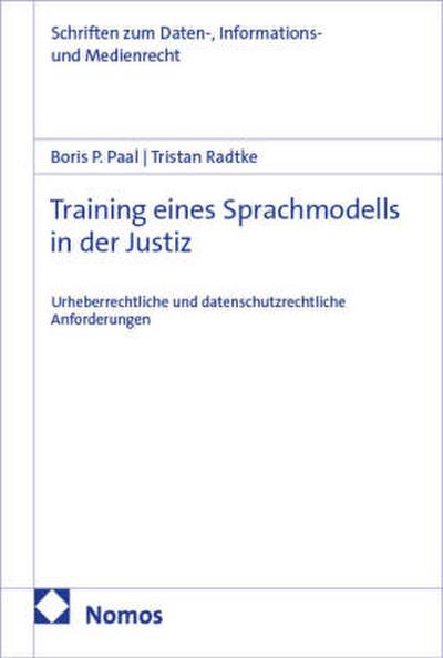 Training eines Sprachmodells in der Justiz