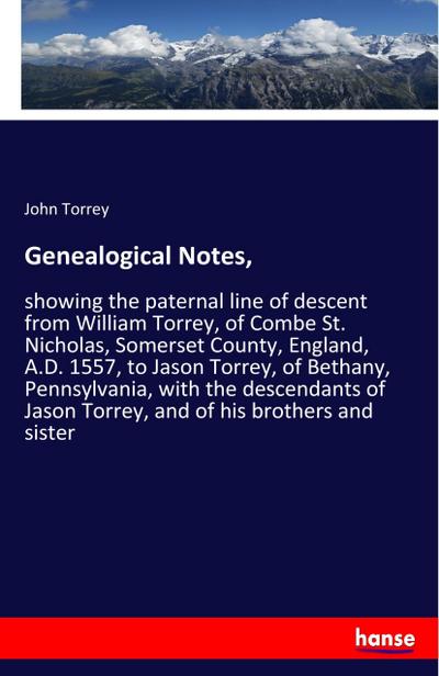 Genealogical Notes