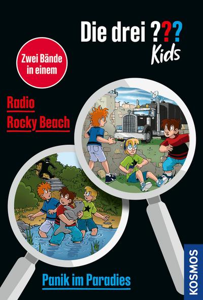 Die drei ??? Kids, Panik im Paradies / Radio Rocky Beach (Doppelband): Taschenbuchausgabe