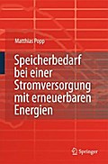 Speicherbedarf bei einer Stromversorgung mit erneuerbaren Energien