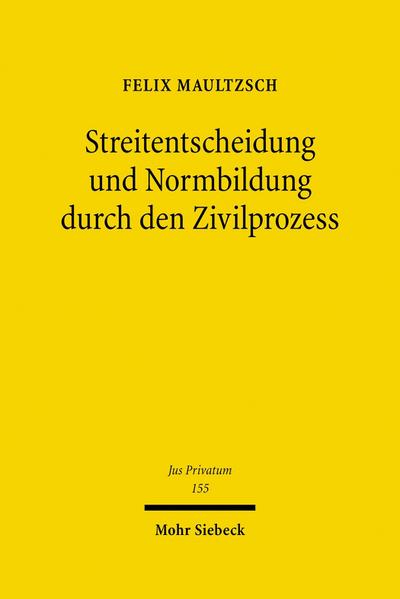 Streitentscheidung und Normbildung durch den Zivilprozess