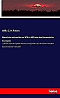 Übersicht der während der von 1874 bis 1876 unter 