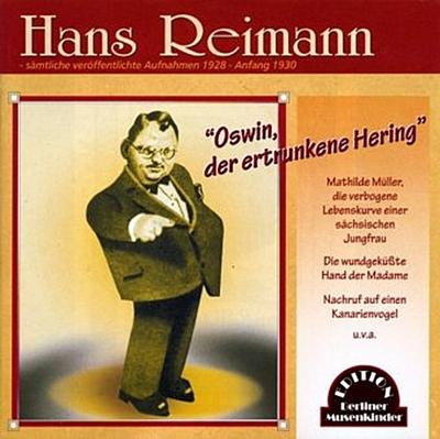 Oswin, der ertrunkene Hering, Audio-CD