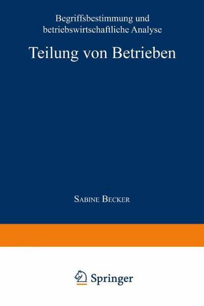 Teilung von Betrieben