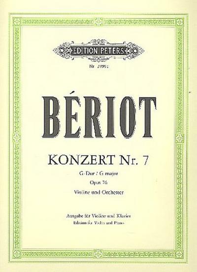 Concerto No. 7 in G Op. 76 (Edition for Violin and Piano)