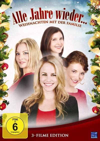 Alle Jahre wieder - Weihnachten mit der Familie, 3 DVD (3 Filme Edition)