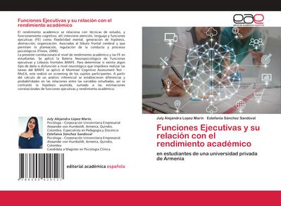 Funciones Ejecutivas y su relación con el rendimiento académico
