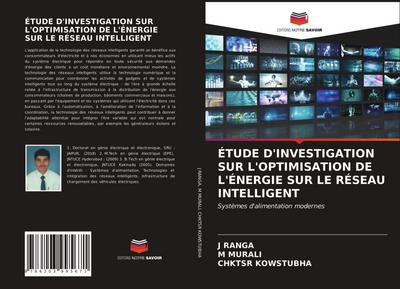ÉTUDE D’INVESTIGATION SUR L’OPTIMISATION DE L’ÉNERGIE SUR LE RÉSEAU INTELLIGENT