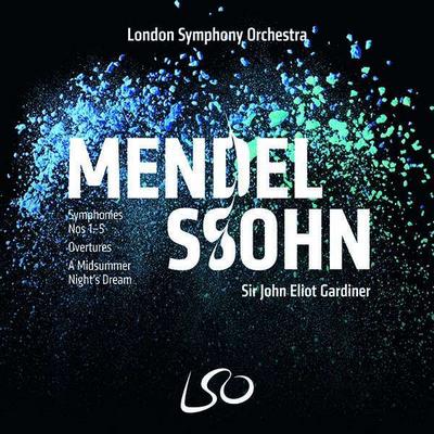 Sinfonien Nr. 1-5 & Overtures, Ein Sommernachtstraum, 4 Super-Audio-CDs (Hybrid) + 1 Blu-ray Audio