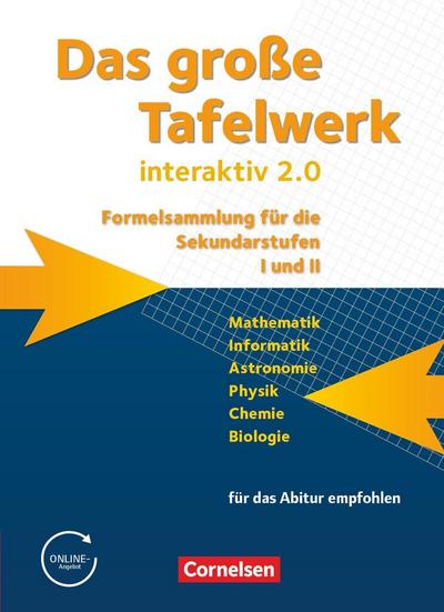 Das große Tafelwerk interaktiv 2.0 - Allgemeine Ausgabe (außer Niedersachsen und Bayern): Das große Tafelwerk interaktiv 2.0