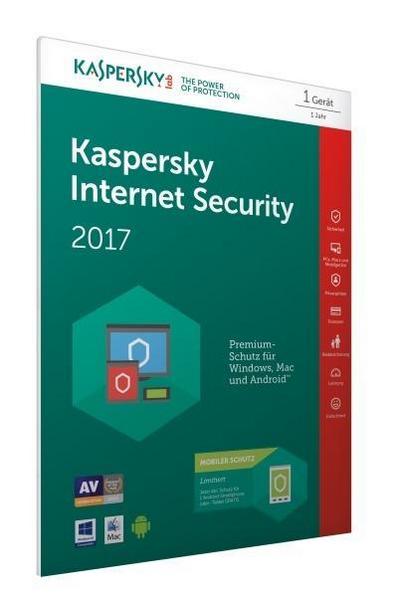 Kaspersky Internet Security 2017 + Android Sec. (Code in a B