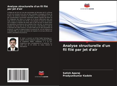 Analyse structurelle d’un fil filé par jet d’air