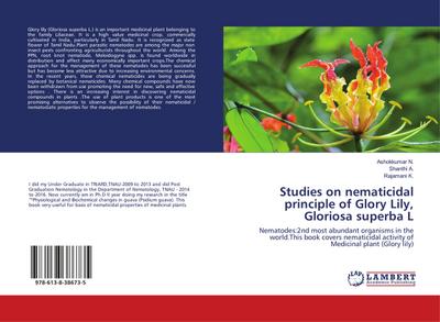 Studies on nematicidal principle of Glory Lily, Gloriosa superba L