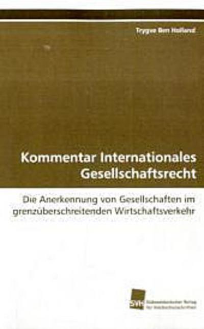 Kommentar Internationales Gesellschaftsrecht