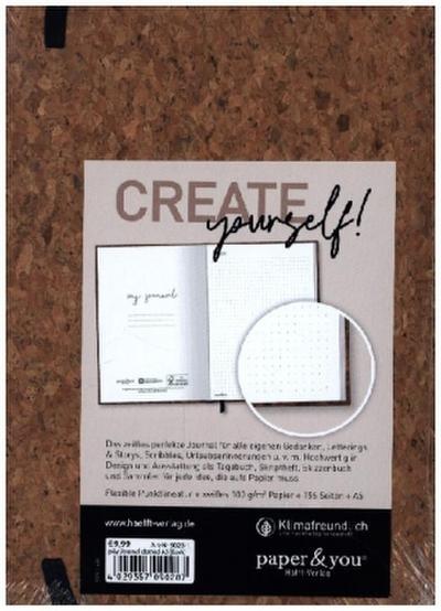 paper&you Journal dotted A5 Kork