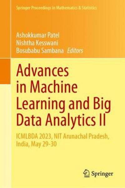 Advances in Machine Learning and Big Data Analytics II