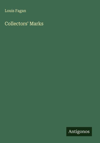 Collectors’ Marks