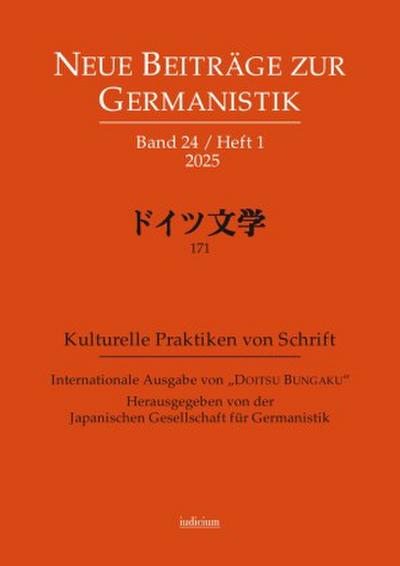 Neue Beiträge zur Germanistik, Band 24 / Heft 1 / 2025