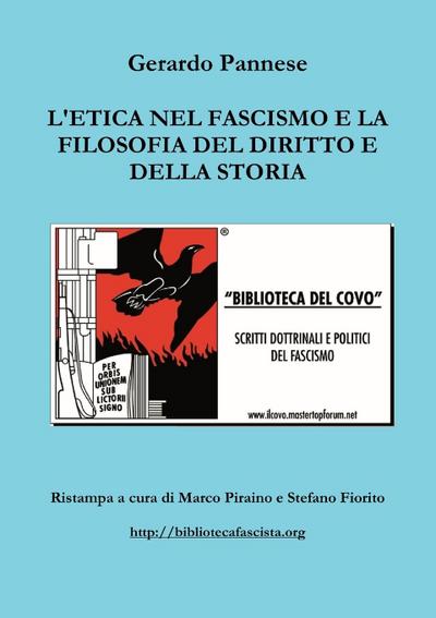 L’etica nel fascismo e la filosofia del diritto e della storia