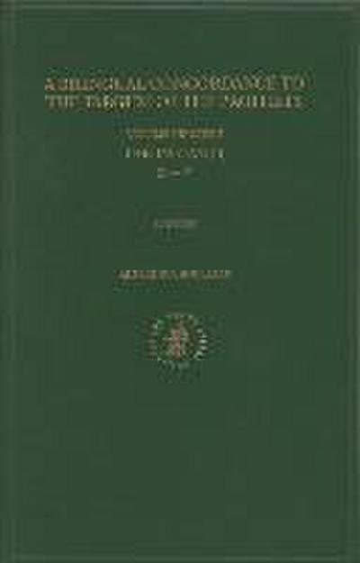 Bilingual Concordance to the Targum of the Prophets, Volume 19 Twelve (Chet - Samekh)