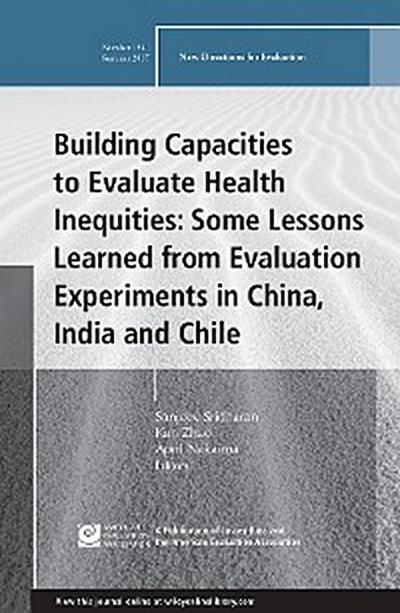 Building Capacities to Evaluate Health Inequities