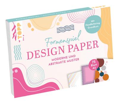 Design Paper A5 Formenspiel. Mit Handlettering-Grundkurs