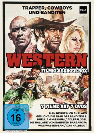 Western Filmklassiker-Box - Trapper, Cowboys und Banditen, 7 DVD
