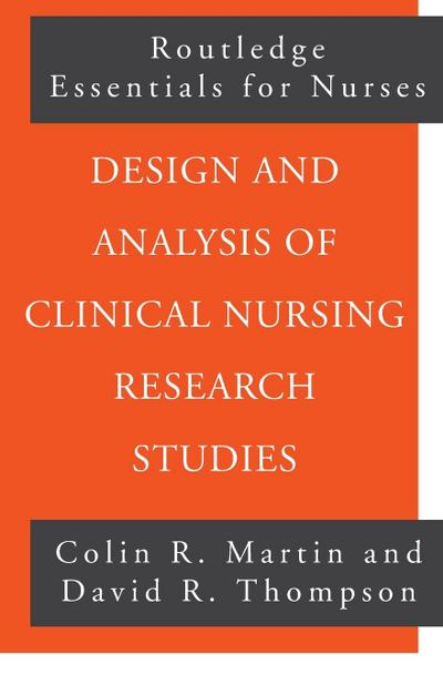Design and Analysis of Clinical Nursing Research Studies