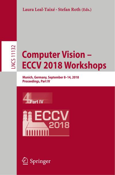 Computer Vision ¿ ECCV 2018 Workshops