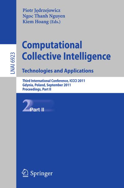 Computational Collective IntelligenceTechnologies and Applications